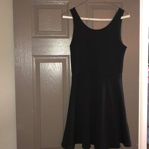 Textured Black Dress